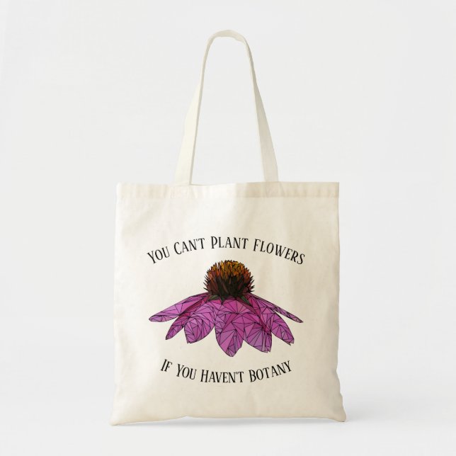 Botany Pun Tote Bag (Front)