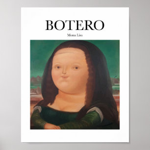 Botero - Mona Lisa  Poster