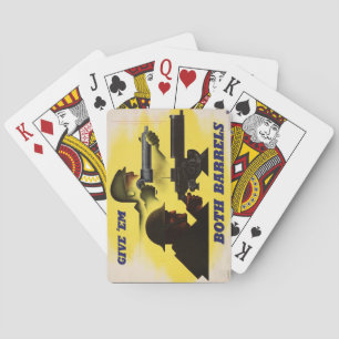 Both Barrels, Military & Industry, War Effort Playing Cards