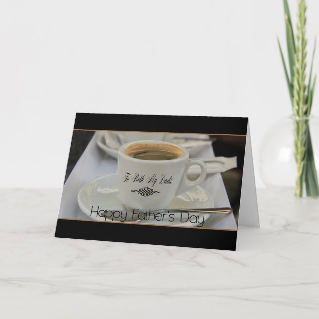 Both Dads Happy Father's Day Card (Front)