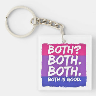 Both Is Good Bisexual Pride Key Ring
