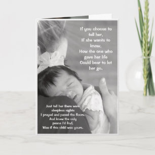 Both Mother's Love (Adoptive and Birthmom) Card