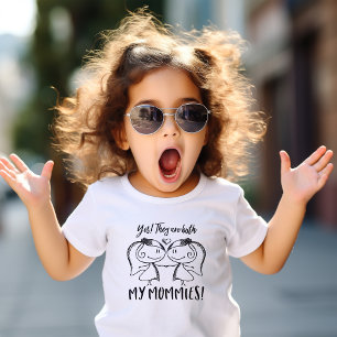 Both My Mommies Baby T-Shirt