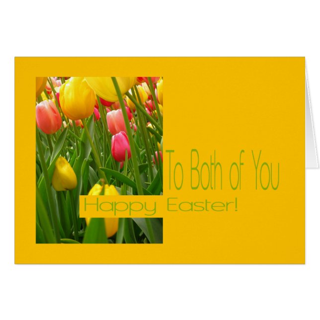Both of you Happy Easter (Front Horizontal)
