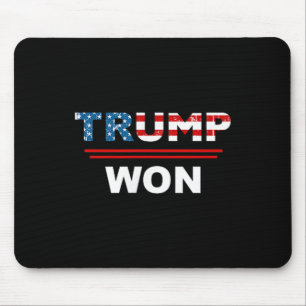(both Side) Funny Trump Won Trump 45_47th Waste Ma Mouse Mat