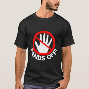 (both Side) Hands Off Protest Funny Vintage T-Shirt