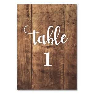 both sided -wood. rustic background table card