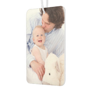 Both Sides Family Photo Custom Unique Car Car Air Freshener