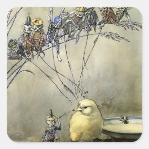 “Bother the Gnat” by A Duncan Carse Square Sticker