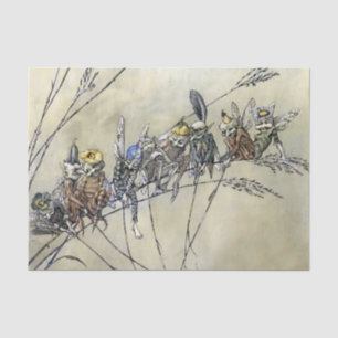 “Bother the Gnat” by A Duncan Carse Tissue Paper