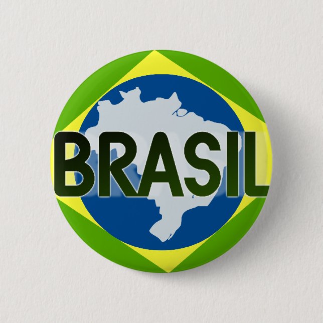 Botom Brazil 002 6 Cm Round Badge (Front)
