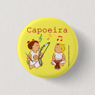 Boton Capoeirinha! Fazendo um som!! 3 Cm Round Badge