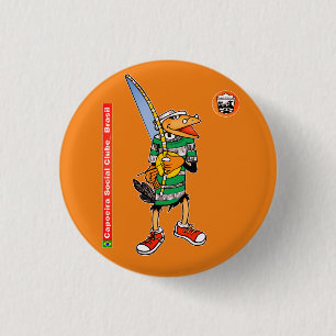 Boton Capoeirinha! Viva a Capoeira 2!! 3 Cm Round Badge
