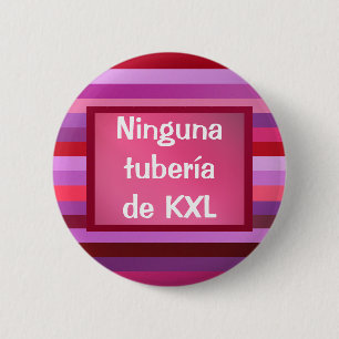 Botón - Ninguna tubería de KXL 6 Cm Round Badge