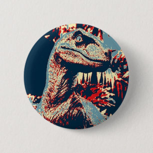 Boton Velociraptor 6 Cm Round Badge