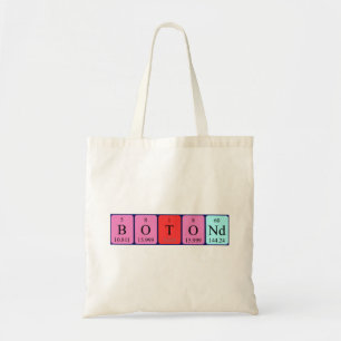 Botond periodic table name tote bag