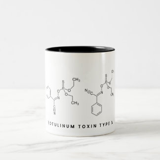 Botox Chemical Structure Two-Tone Coffee Mug