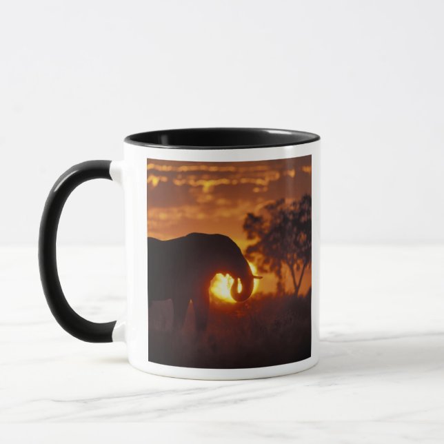 Botswana, Chobe National Park, Bull Elephant Mug (Left)