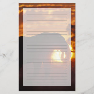 Botswana, Chobe National Park, Bull Elephant Stationery