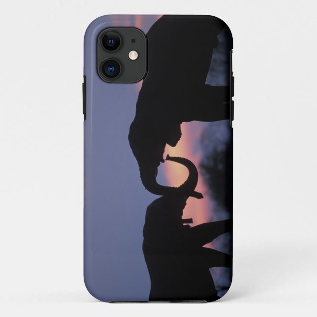 Botswana, Chobe National Park, Elephants Case-Mate iPhone Case (Back)