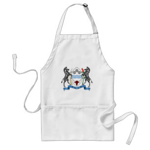 Botswana Coat of arms BW Standard Apron