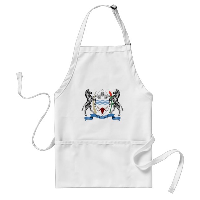 Botswana Coat of arms BW Standard Apron (Front)