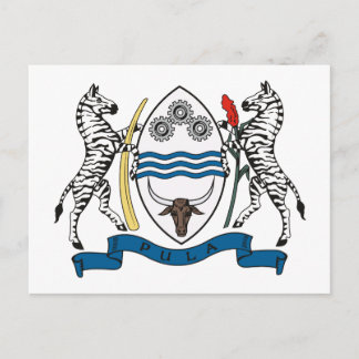 Botswana Coat of Arms Postcard