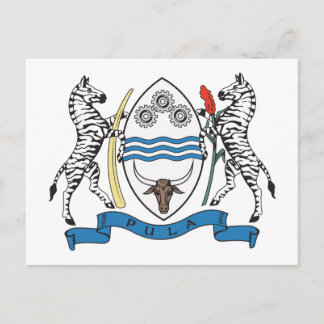 Botswana Coat of Arms Postcard
