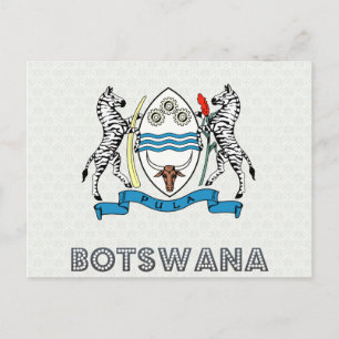 Botswana Coat of Arms Postcard