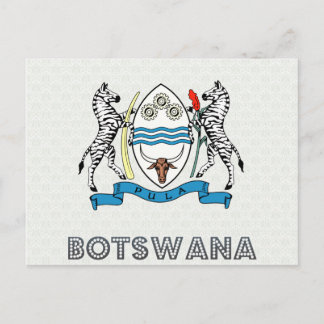 Botswana Coat of Arms Postcard