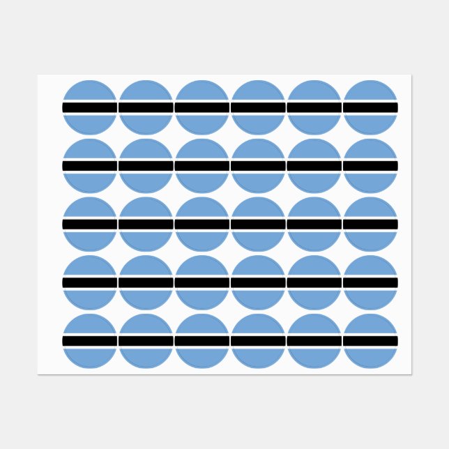 Botswana flag (Sheet)