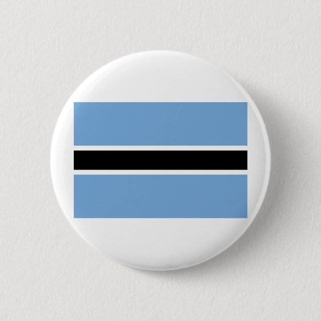 Botswana Flag 6 Cm Round Badge (Front)
