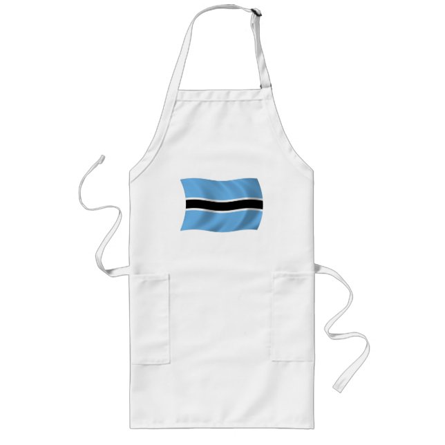 Botswana Flag Apron (Front)