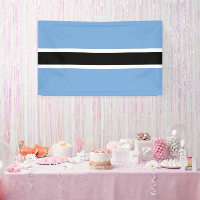 Botswana flag banner (Party)