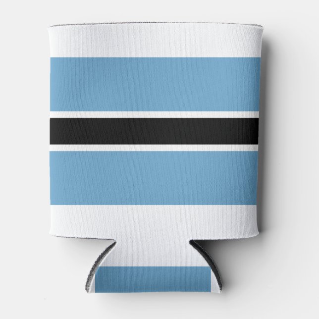 Botswana Flag Can Cooler (Front)