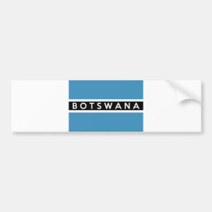 botswana flag country schweiz text name bumper sticker