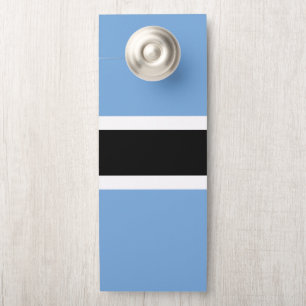 Botswana flag door hanger