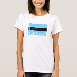Botswana Flag Football-Fan Sports Adults Kids T-Shirt