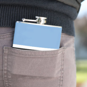 Botswana flag hip flask