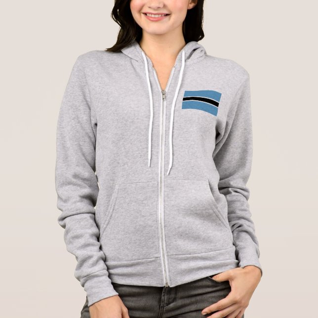 Botswana Flag Hoodie (Front)