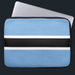 Botswana flag laptop sleeve<br><div class="desc">An ideal gift for all those who are patriotic of their country!</div>