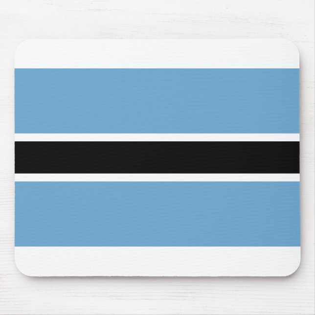 Botswana Flag Mouse Mat (Front)