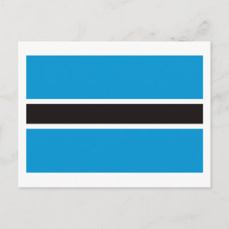Botswana Flag Postcard