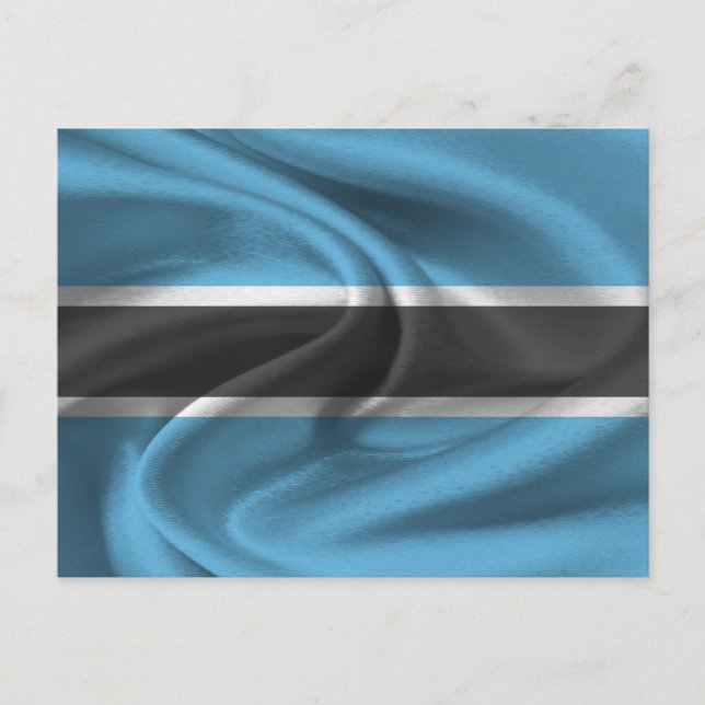 Botswana Flag Postcard (Front)