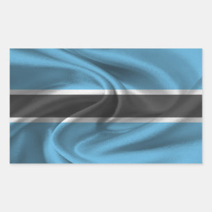 Botswana Flag Rectangular Sticker