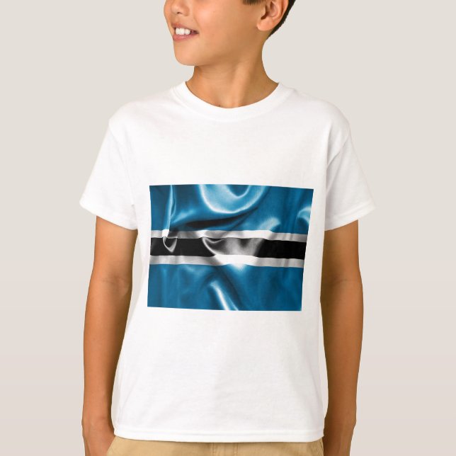 Botswana Flag T-Shirt (Front)