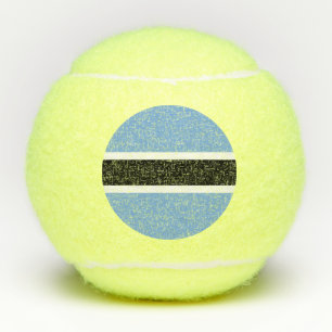 Botswana flag tennis balls