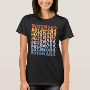 Botswana Groovy Retro Motswana T-Shirt