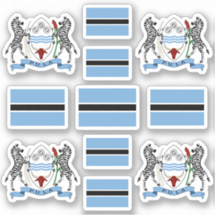 Botswana - national symbols /Coat of arms and flag