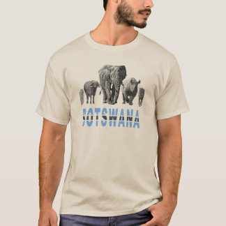 Botswana Pride Big 5 Wildlife for Botswana Fans T-Shirt